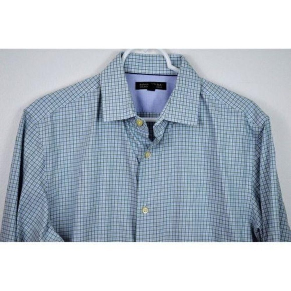 Banana Republic Medium Shirt Long Sleeve Plaid